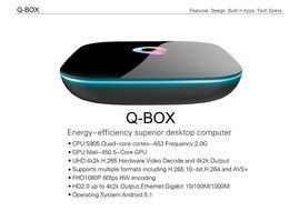 niceEshop(TM) Q-Box 2GB/16GB Android 5.1 Mini PC TV Box with Amlogic S905 Quad Core Speed, Dual Band 2.4G/5G Wifi... N4