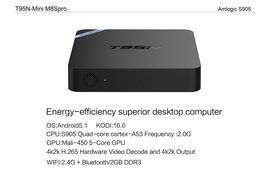 T95N Quad-core Android 5.1 TV Box 4Core 64bit CPU 5Core Mail-450 GPU 2GB DDR3 8GB ROM H.265 HEVC Streaming Media... N7