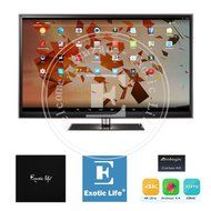 Exotic Life SOLO TV - Quad Core Android kitkat 4.4.2 XBMC/KODI Streaming HD TV Box Player (2015 New Model) N3