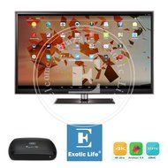Exotic Life SOLO TV - Quad Core Android kitkat 4.4.2 XBMC/KODI Streaming HD TV Box Player (2015 New Model) N9
