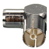 90 Degree Right Aerial Angled TV Cable Connector Male Coax Plug To Female Socket N3