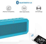 DOSS IPX 4 Wireless Waterproof Bluetooth 4.0 Portable Sport Speaker - Blue N3