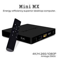 Google Android 5.1 MX Tv Box Quad Core 1G/2G Support 1000M Cable Network EEE 802.11b/g/n Wifi Streaming Media...