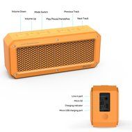 DOSS IPX 4 Wireless Waterproof Bluetooth 4.0 Portable Sport Speaker - Blue N9