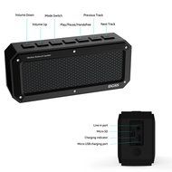 DOSS IPX 4 Wireless Waterproof Bluetooth 4.0 Portable Sport Speaker - Blue N14