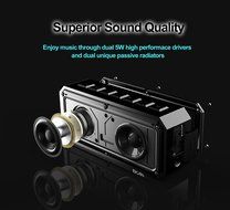 DOSS IPX 4 Wireless Waterproof Bluetooth 4.0 Portable Sport Speaker - Blue N16