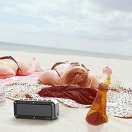 DOSS IPX 4 Wireless Waterproof Bluetooth 4.0 Portable Sport Speaker - Blue N17