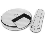 Skinomi TechSkin - Google Nexus Player Silver Carbon Fiber Full Body Skin Protector / Front &amp; Back Wrap / Premium... N3