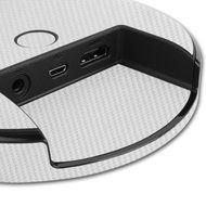 Skinomi TechSkin - Google Nexus Player Silver Carbon Fiber Full Body Skin Protector / Front &amp; Back Wrap / Premium... N4