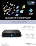 Apltch New Kodi Youtube Apps Pre-installed,M8C 5MP Camera Quad Core TV BOX Set-top Box Smart Media Player Android4.4... N6