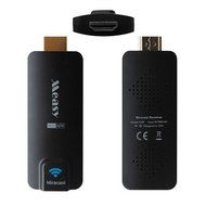 Well Gallery Measy A2W Premium Mini Miracast TV Box Dongle A2W Chromecast + Miracast + DLNA + Air Play - Black N4