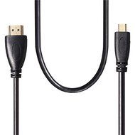 2M Micro HDMI V1.4 Male To HDMI Male Adapter Converter Cable For Android EVO HTC Mobile Phone Camera N3