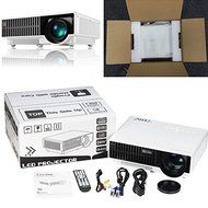 ViviBright Android 4.4 projector 4 Core DVB-T USB 5000lumens For Home Cinema Theater Games Education Business... N8