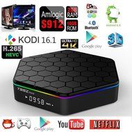 HONGYU ENYBOX X2 Octa Core 2G+ 16GB Android 6.0 TV box Amlogic S912 ARM Cortex A53 64-bit 2GHz KODI 17.0 Pre-installed... N10