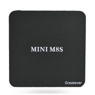 Greatever Mini M8S 4K TV BOX Amlogic S905 Quad Core Android 5.1 1G 8G XBMC KODI 16.0 Pre-installed 2.4G Wifi Google...