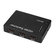 BephaMart HDMI 3x1 1080P Mini DTS-HD Dolby True HD Switcher with IR Remote Support 3D N3