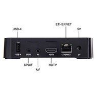 MXQ PLUS 4K Amlogic S905 Android 5.1.1 1GB/8GB WIFI LAN KODI HDMI DLNA AirPlay Miracast 3D Netflix TV Box Android... N4