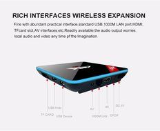 Epteam Smart TV BOX 3GB RAM 16GB eMMC S912 Octa core 64bit Android 6.0 2.4G/5.8G Dual WIFI 1000Mbps LAN Kodi Pre-Installed... N7