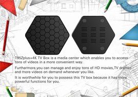 T95Z PLUS TV BOX S912 Octa Core Android 6.0 Marshmallow 2GB DDR3 16GB EMMC Flash KODI Pre-installed 2.4G/5G Dual... N8