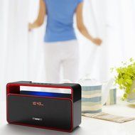 Apie Wireless Bluetooth Stereo Speaker with Bass and FM Radio - Black / Red N5