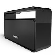 Apie Wireless Bluetooth Stereo Speaker with Bass and FM Radio - Black / Red N9