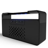 Apie Wireless Bluetooth Stereo Speaker with Bass and FM Radio - Black / Red N12