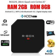 HONGYU R-BOX Android 5.1 Tv Box Quad Core RK3229 Chipset 2G/8G Kodi 16.1 Fully Loaded XBMC Bluetooth 4.0 WiFi... N2