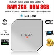 HONGYU R-BOX Android 5.1 Tv Box Quad Core RK3229 Chipset 2G/8G Kodi 16.1 Fully Loaded XBMC Bluetooth 4.0 WiFi... N19