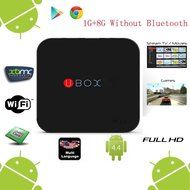 Cewaal Ubox 1080P WIFI Android Smart TV Box 1G/8GB XBMC Ethernet Internet Streaming Media Player, 2.4GHz WiFi...