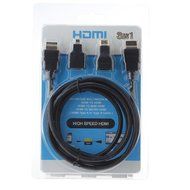 BephaMart 3 in 1 High Speed HD HDMI Cable To Micro HDMI + Cable Kit Adaptor Shipped and Sold by BephaMart