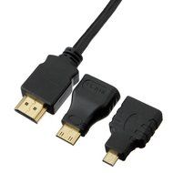 BephaMart 3 in 1 High Speed HD HDMI Cable To Micro HDMI + Cable Kit Adaptor Shipped and Sold by BephaMart N2