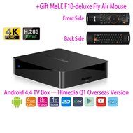 2016 Newest HiMedia Q1 Android 4.4 TV Box, Quad Core 3D 4K Ultra HD H.265 Smart TV Box 1GB/8GB USB3.0 WiFi Network...