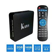 ClikWing Android 5.1 Wifi TV Box S905X Quad Core Streaming Media Player 4K KODI Media Center Km8 [2GB/16GB] N2