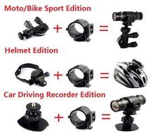 Coper Full HD 1080P DV Mini Waterproof Sports Camera Bike Helmet Action DVR Video Cam N2