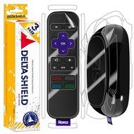 Roku SE Screen Protector [3-Pack], DeltaShield BodyArmor Full Coverage Back + Front Screen Protector for Roku...