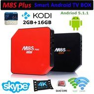 Seesii M8S Plus Amlogic S905 Quad Core Android 5.1.1 TV Box 2G RAM 16G ROM Kodi/XBMC Loaded Dual Band 2.4G/5G... N18