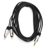 BephaMart 3m Premium 3.5mm Gold Plated Stereo Male To 2 RCA Male Music Audio OFC Cable MP3 N3