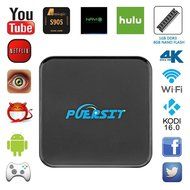 Puersit Smart TV Box 4K 1G/8G Android 5.1 Amlogic S905 Kodi 16.0 XBMC Pre-installed Full Loaded Quad Core HDMI...