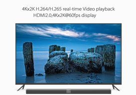 Smart TV Box by EMISH, Android 5.1 Amlogic S905, 4K UHD, Quad Core CPU 64 BIT A53, Flash 8GB with KODI, Wifi and... N4