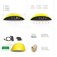 Android TV Box, DOITOP X1 II Rockchip 3229 Miracast Airplay Quad Core 1G/8G WIFI LAN Bluetooth 4.4 HDMI 1.4 TV... N3