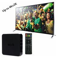 Wayer MX4 RK3229 Quad Core Wifi Smart Android 4.4 Media Player TV Box + LED Wireless Keyboard,Kodi Fully Loaded... N4