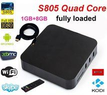 12Voltnet S805 Smart TV BOX Android XBMC Quad Core 8GB 1080P 4K Media Player+ Keyboard