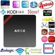 [Newest NEXBOX A95X]Kobwa Andriod 6.0 2G/16G KODI 16.1 4K TV BOX Pro Amlogic S905X Cortex A53 2.0GHz Pre-installed... N3