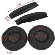 BephaMart Replacement Ear Pads With Headband Cushions For Sennheiser Headphone N6