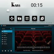 Docooler KM8 Smart Android 6.0 TV Box Amlogic S905X Quad-core 64 bit 2GB / 16GB KODI 17.0 XBMC VP9 H.265 UHD 4K... N3