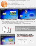 Wireless Display Adapter Android Apple iOS Support Miracast V2 Screen Mirroring HDMI Wifi N5