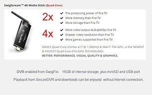 Swig4K OTT Streaming Media Stick N4