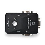 2-Port 2 Port USB 2.0 KVM Switch TV Box Adapter Connects Keyboard Mouse Video N3