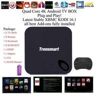 Kukele@ Fully Unlocked PLUG &amp; PLAY Ready KODI Loaded Tronsmart MXIII Plus Android 5.1 Lollipop Amlogic S812 2G...