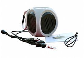 Decko 30350 Music Cube Bluetooth Speaker with Built-in Microphone, 25-30 Hours Play-time, Rechargeable Lithium...